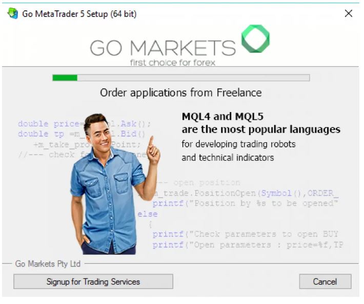 Hướng dẫn tạo tài khoản GO Markets