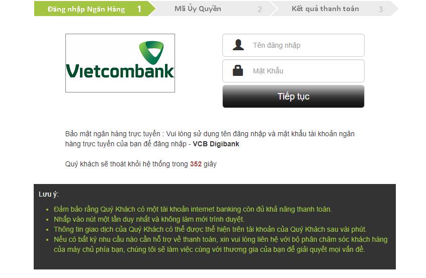 Hoàn thành các bước nạp tiền sàn Capital qua tài khoản ngân hàng Việt Nam