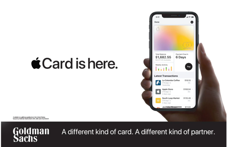 Thẻ tín dụng Apple card được tích hợp vào các sản phẩm của Apple