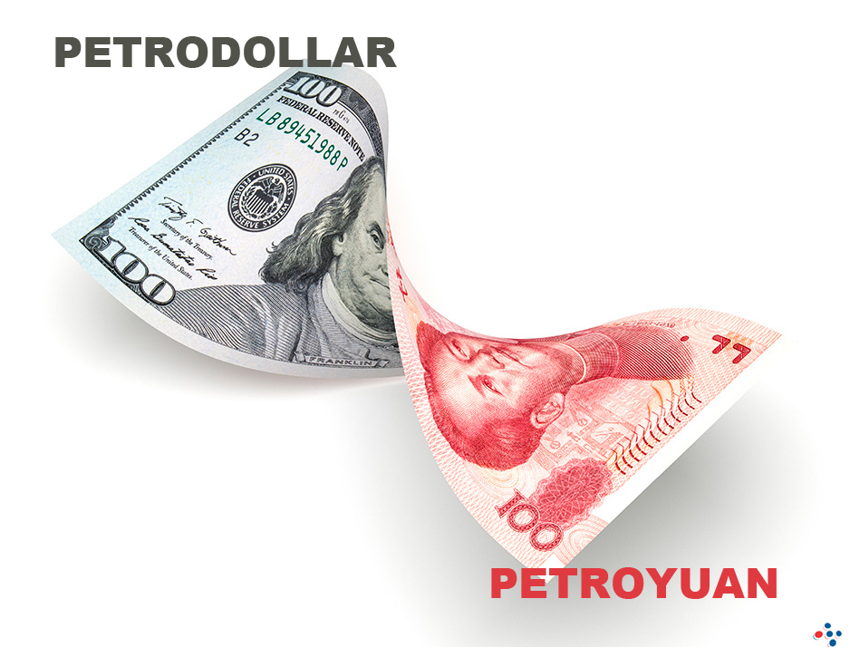 Sự cạnh tranh của đồng Yuan đang là mối đe dọa petrodollar
