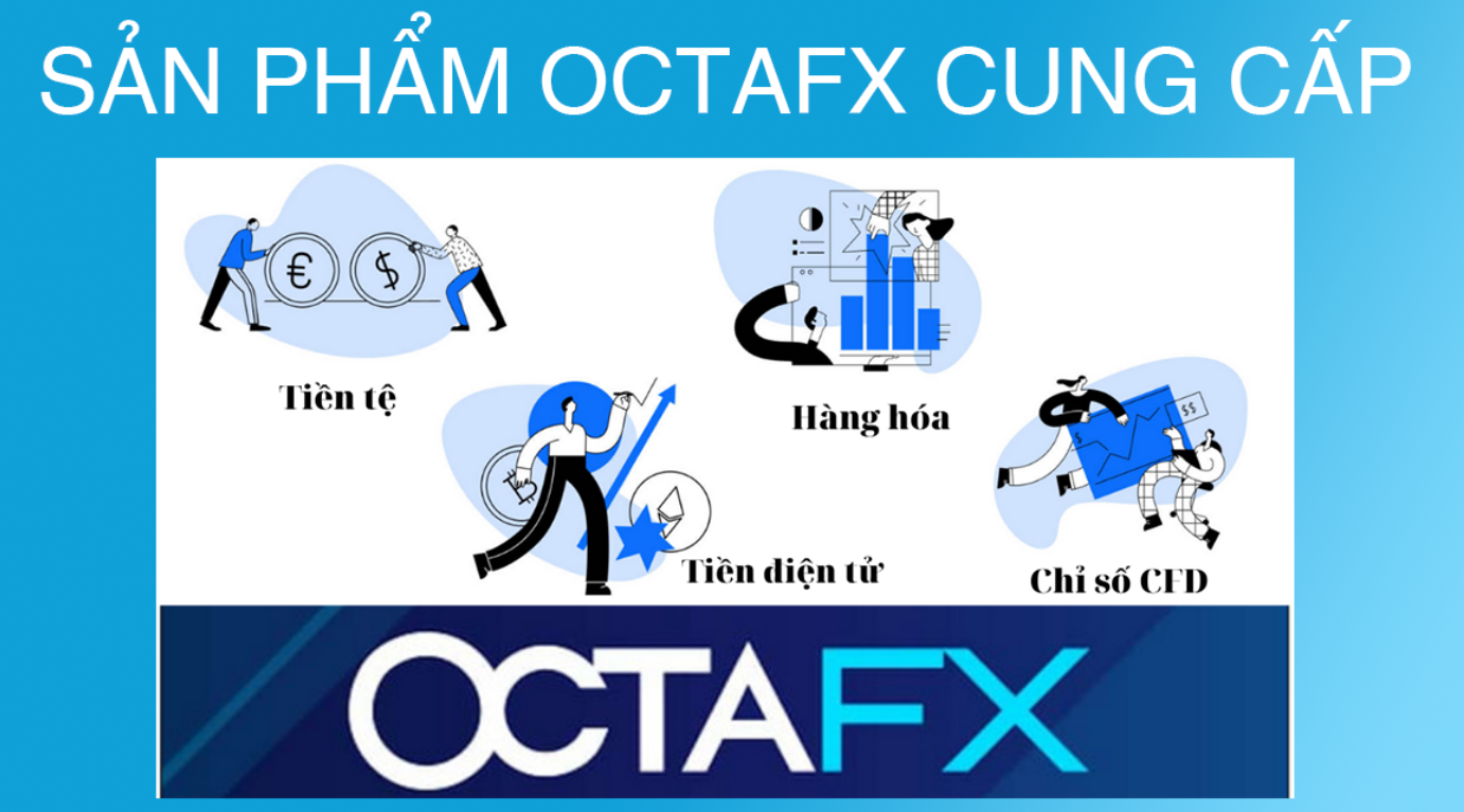 Danh mục sản phẩm OctaFX đáp ứng đủ nhu cầu trader