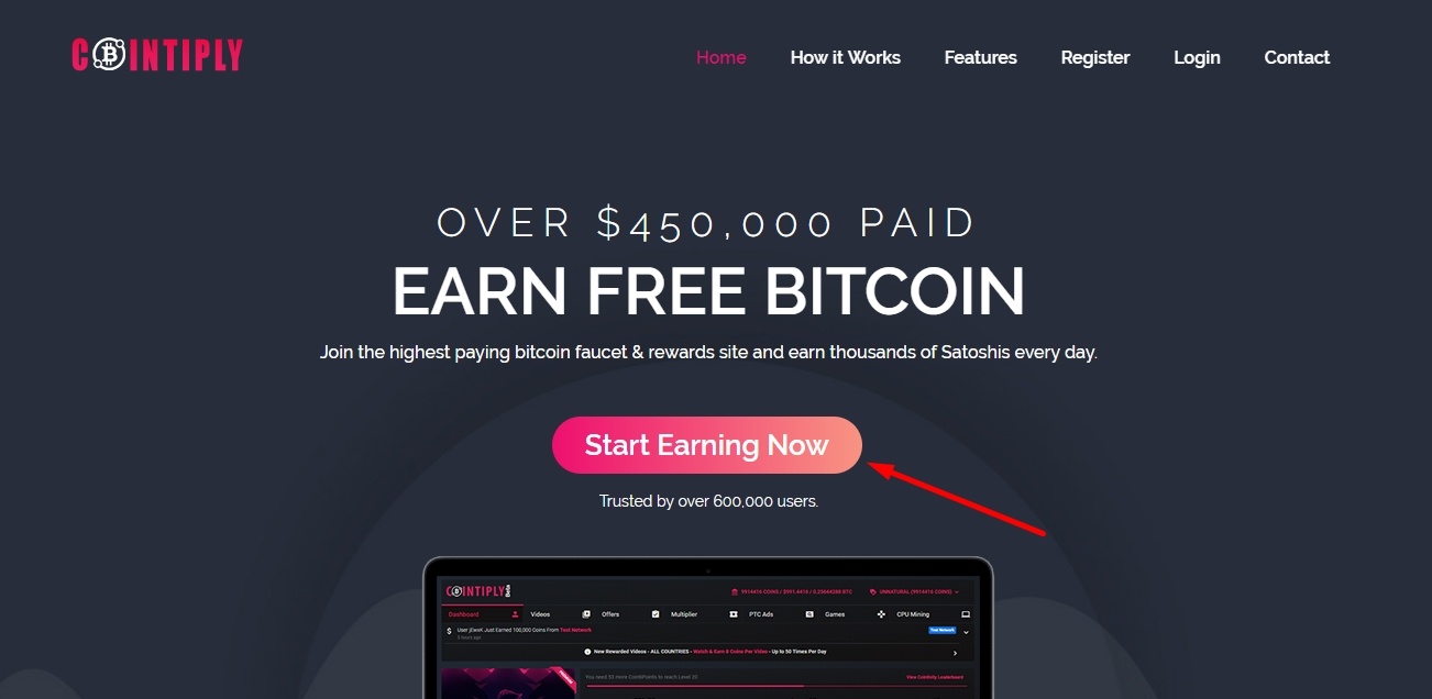 Cointiply là một nền tảng cho phép người dùng kiếm bitcoin miễn phí